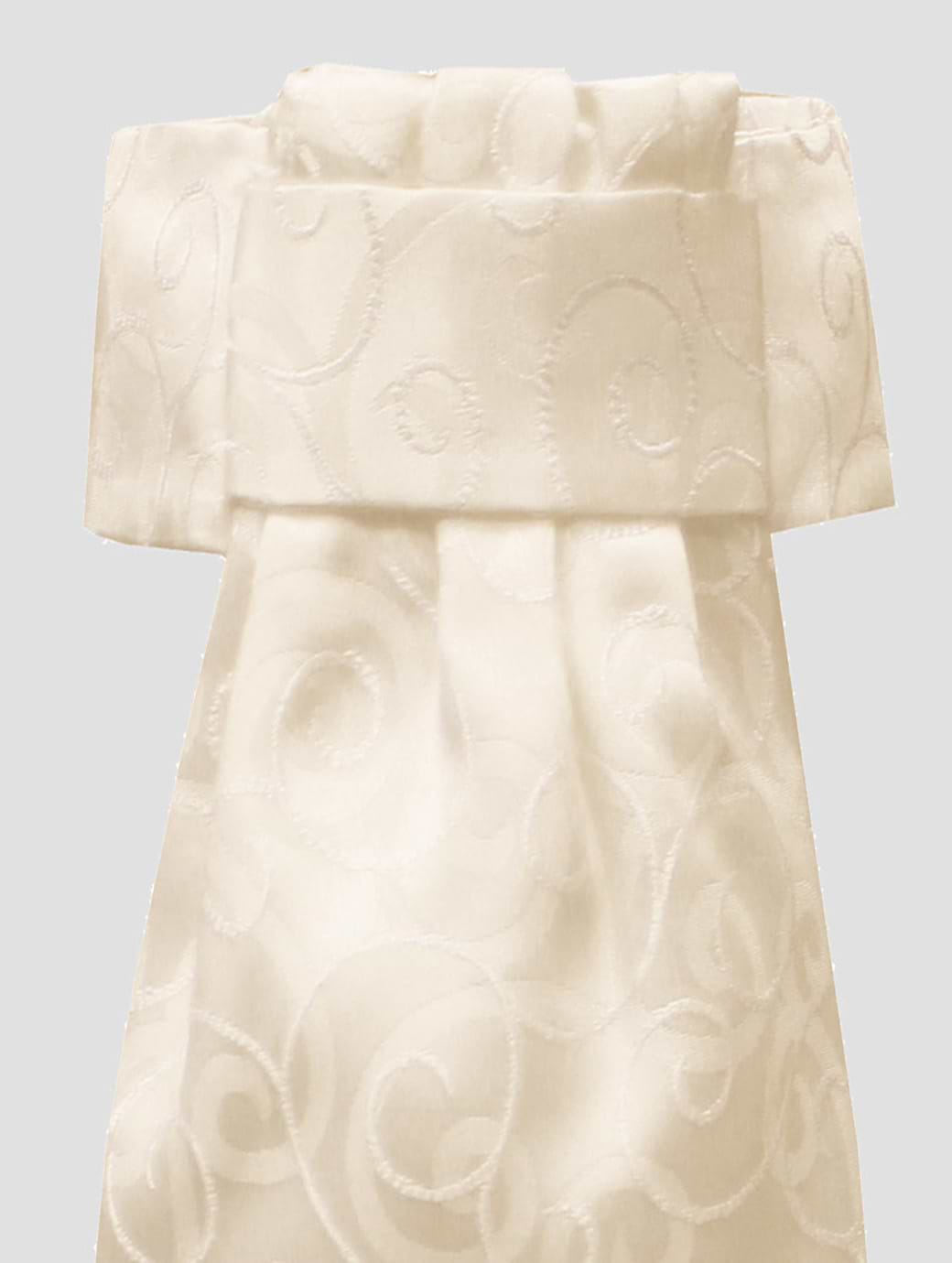 Equetech Barcelona Swirl Deluxe Ready-tied Stock Cream