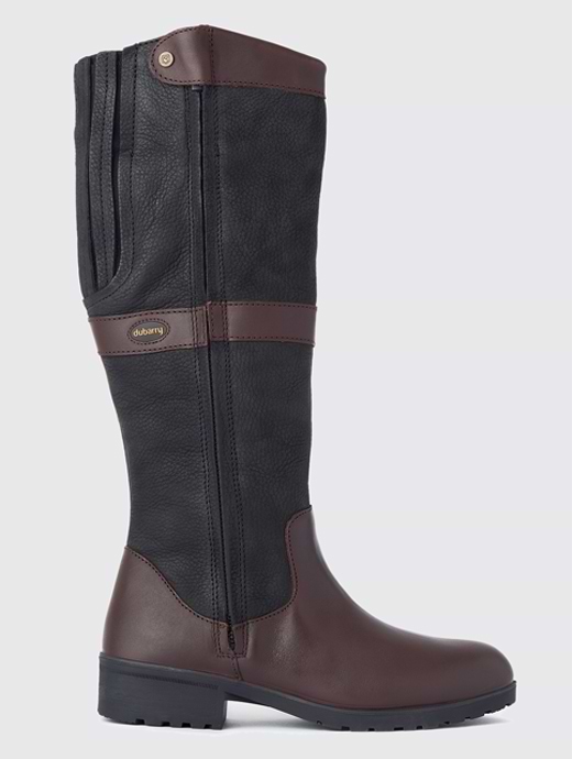 Dubarry Sligo Knee High Boot Black Brown Griggs Equestrian