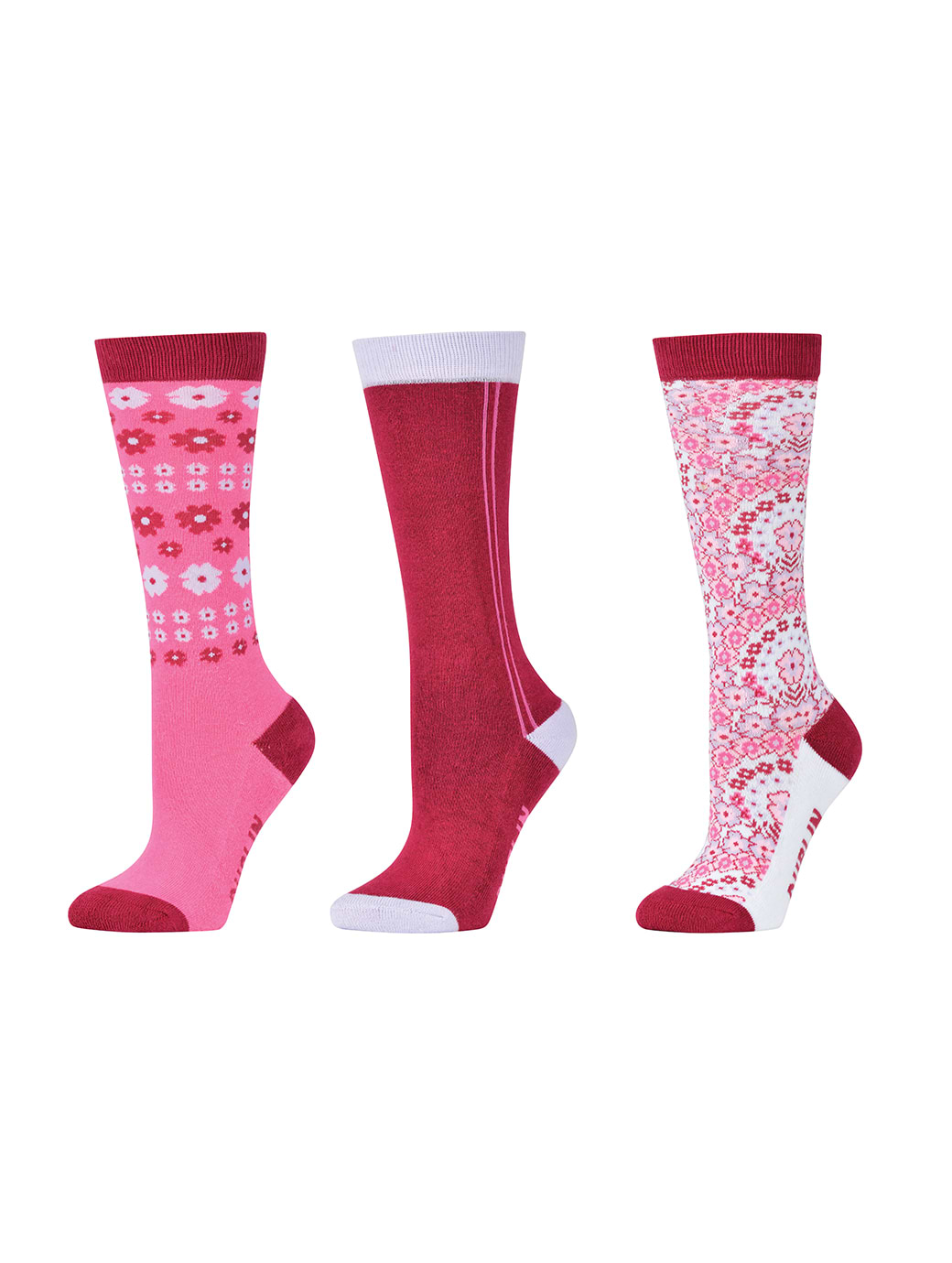 Dublin 3 Pack Socks Kids Pretty in Pink