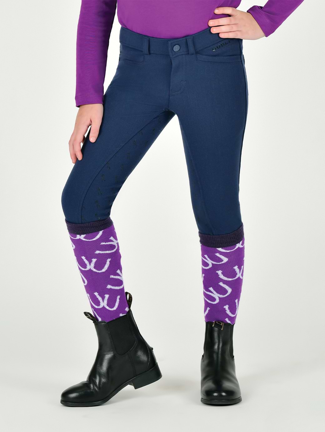 Dublin Kids Cammy Twill Breeches Naval Academy
