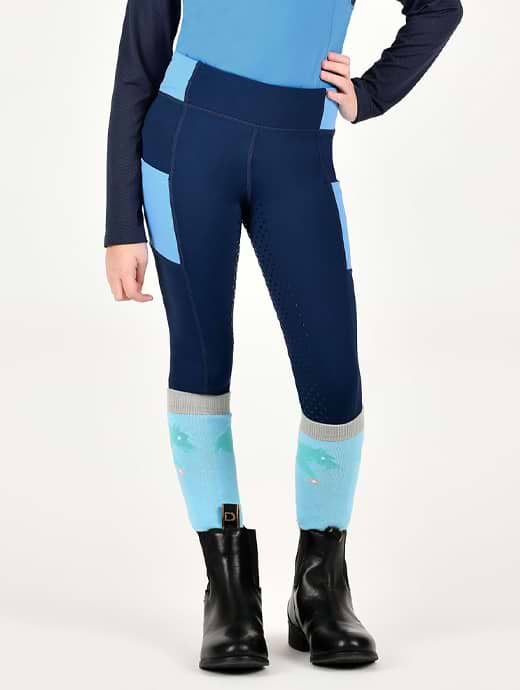 Dublin Kids Everyday Riding Tights Naval Academy/Coastal Blue