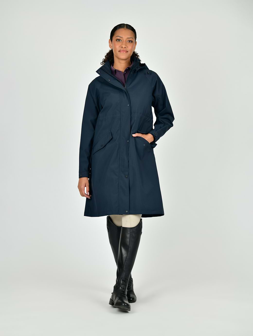 Dublin Rowan Waterproof Coat Sky Captain