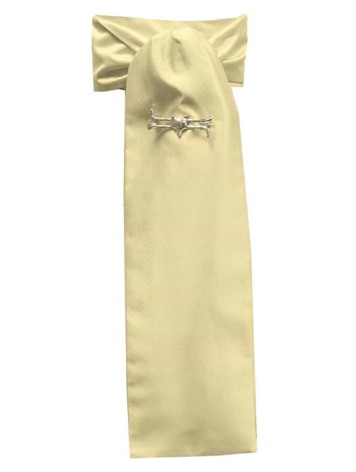 Equetech Self Tie Plain Cream