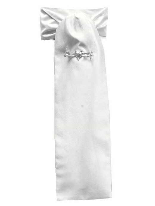 Equetech Self Tie Stock White