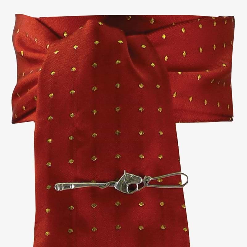 Equetech Pin Spot Stock- Red/ Gold