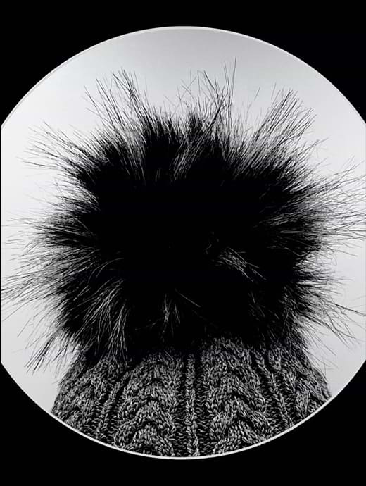 Equi-Light Faux Pom Black