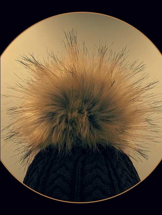 Equi-Light Faux Pom Natural Brown