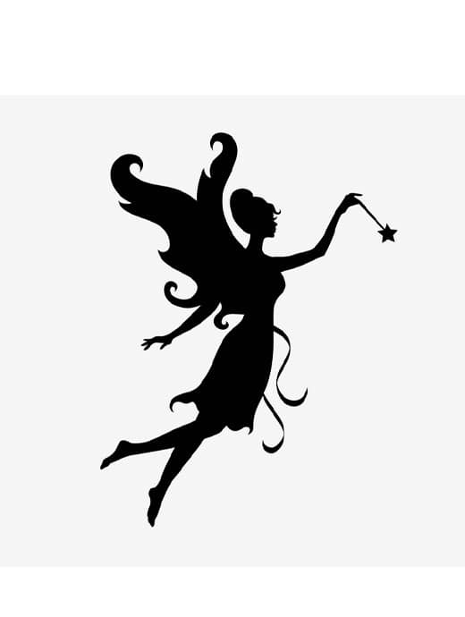 Glamourati Fairy With Wand Stencil 