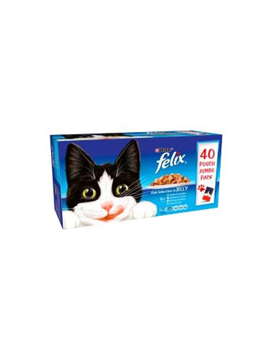 Felix Pouch 40 Pack Fish Variety