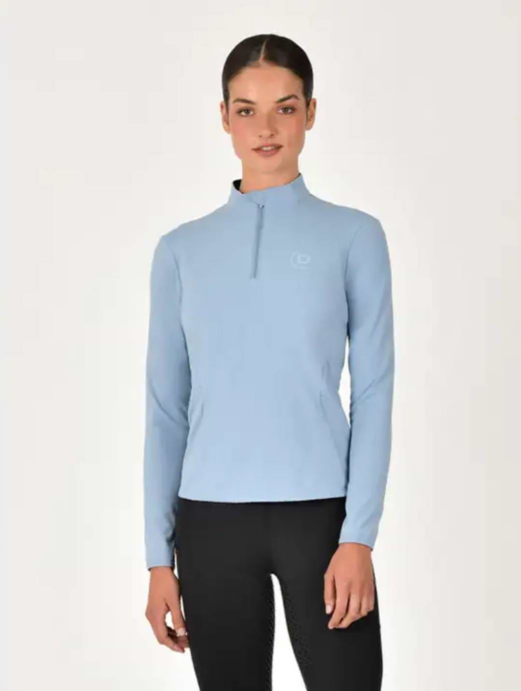 Dublin Brushed Fitted Baselayer Blue Fog
