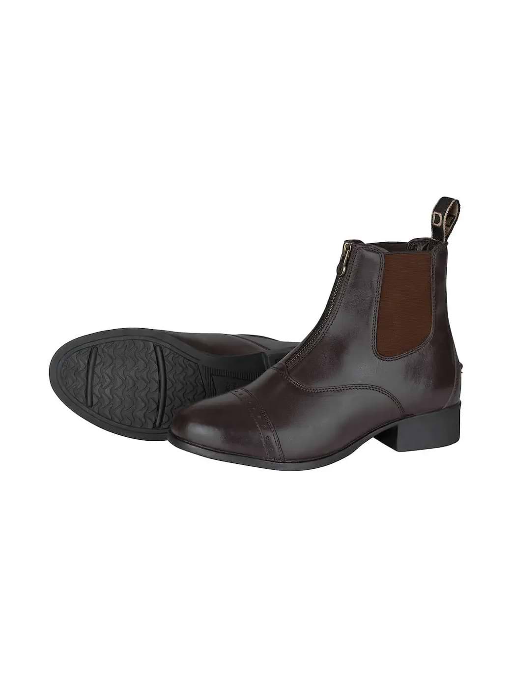 Dublin Children's Foundation Zip Paddock Boots II Brown