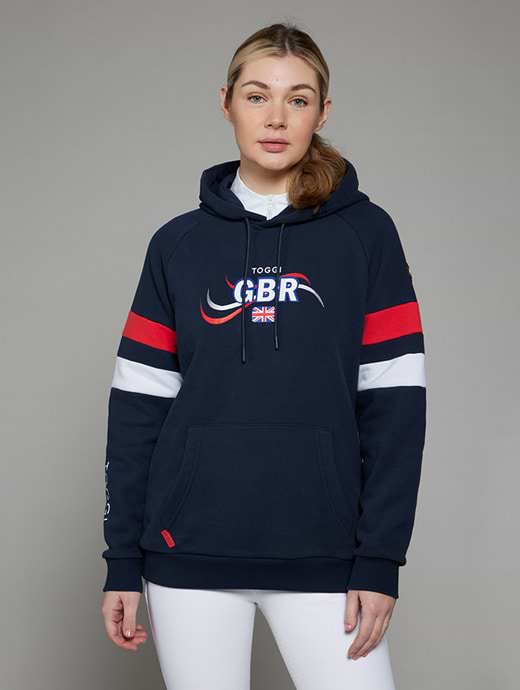 Toggi GBR Bercy Womens Hooded Sweatshirt Navy 