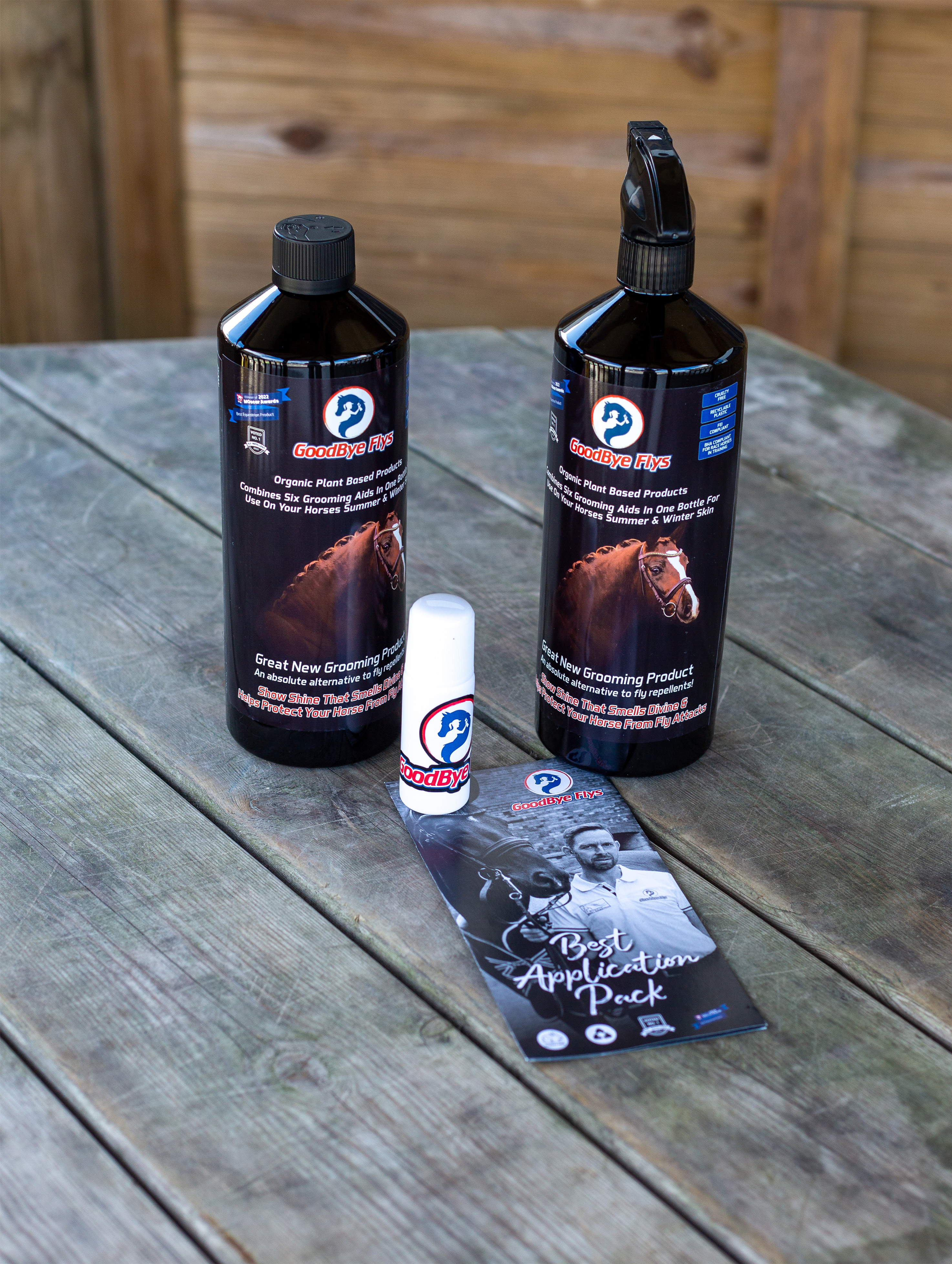 Goodbye Flys 1 litre Show Shine and 1 litre Refill