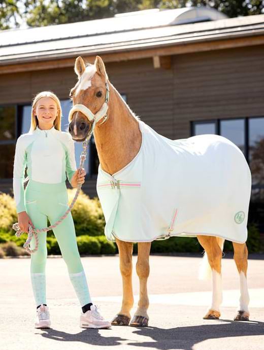 LeMieux Harlow Fleece Rug Softmint