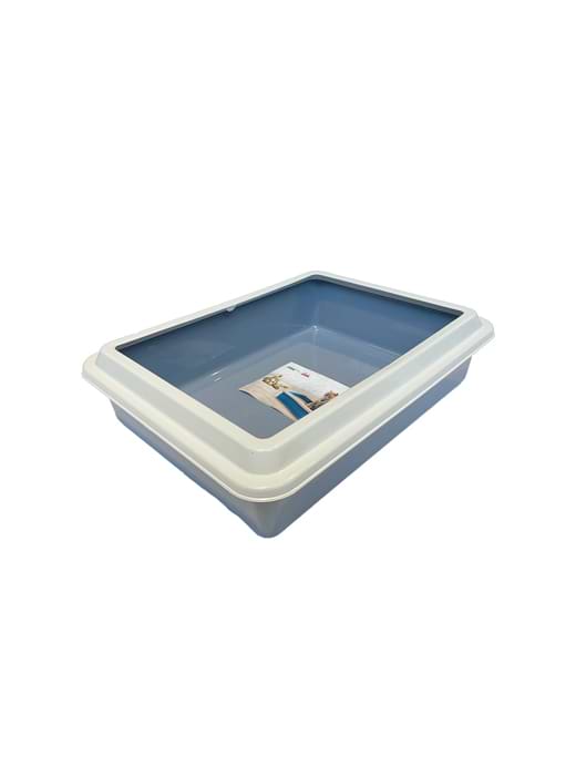 IMAGE+DES REQ 13/10- Happy Pet Cat Litter Tray Dusky Blue
