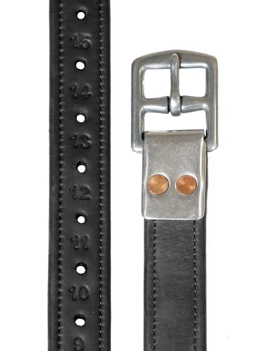 Henry James Saddlery Calfskin Stirrup Leathers Black
