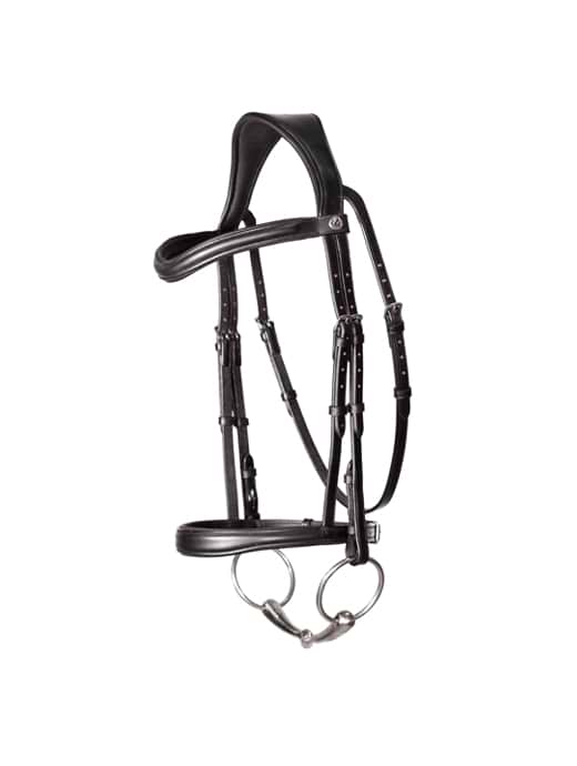 Henry James Saddlery Cavesson Bridle Black