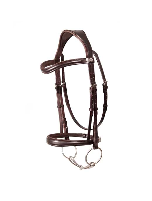 Henry James Saddlery Cavesson Bridle Havana Brown