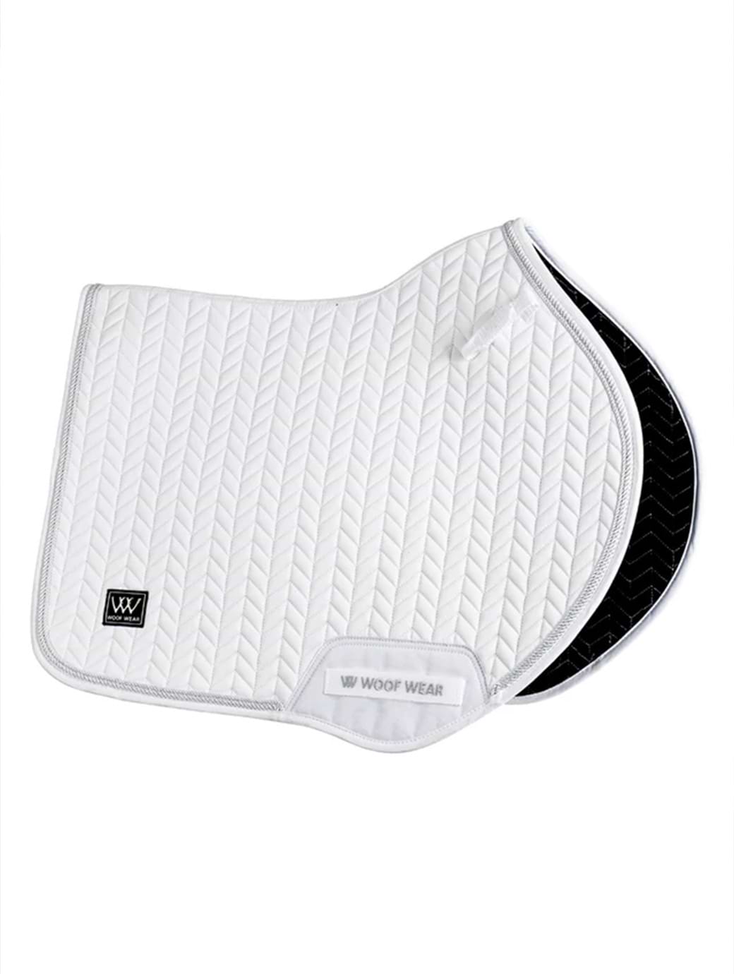 Woof Wear Herringbone Close Contact Pad - White