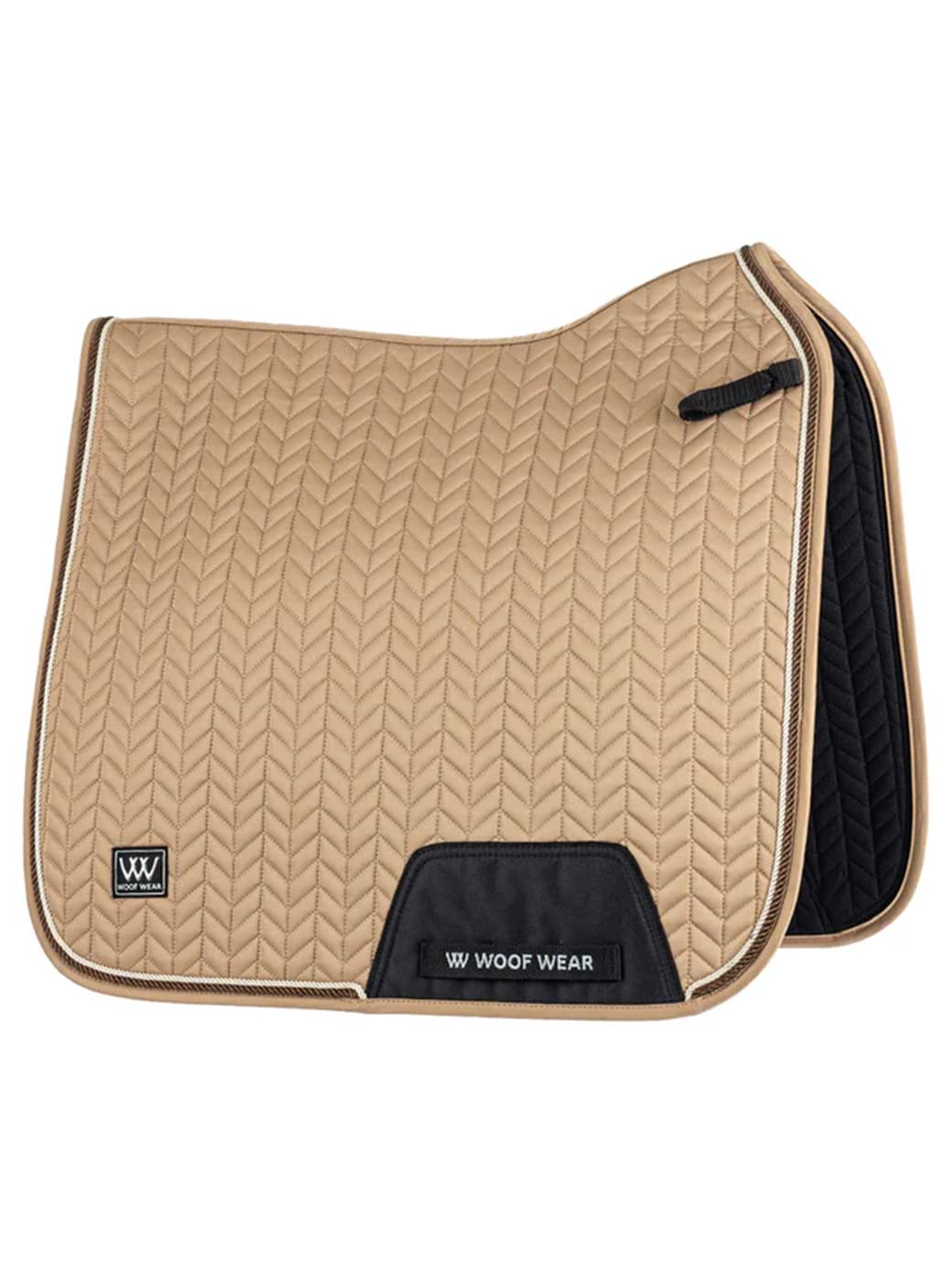 Woof Wear Herringbone Dressage Pad - Caramel