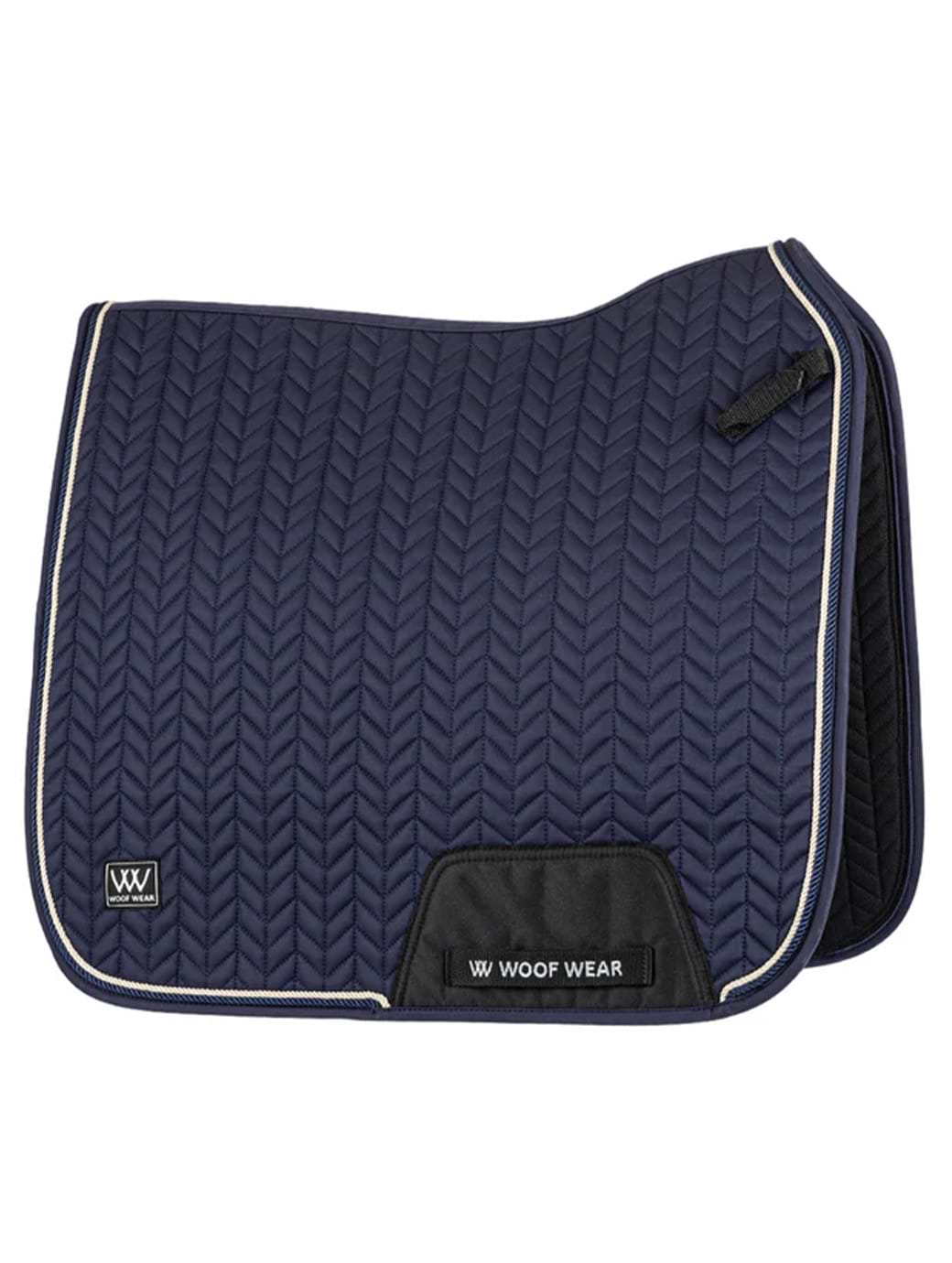 Woof Wear Herringbone Dressage Pad - Navy