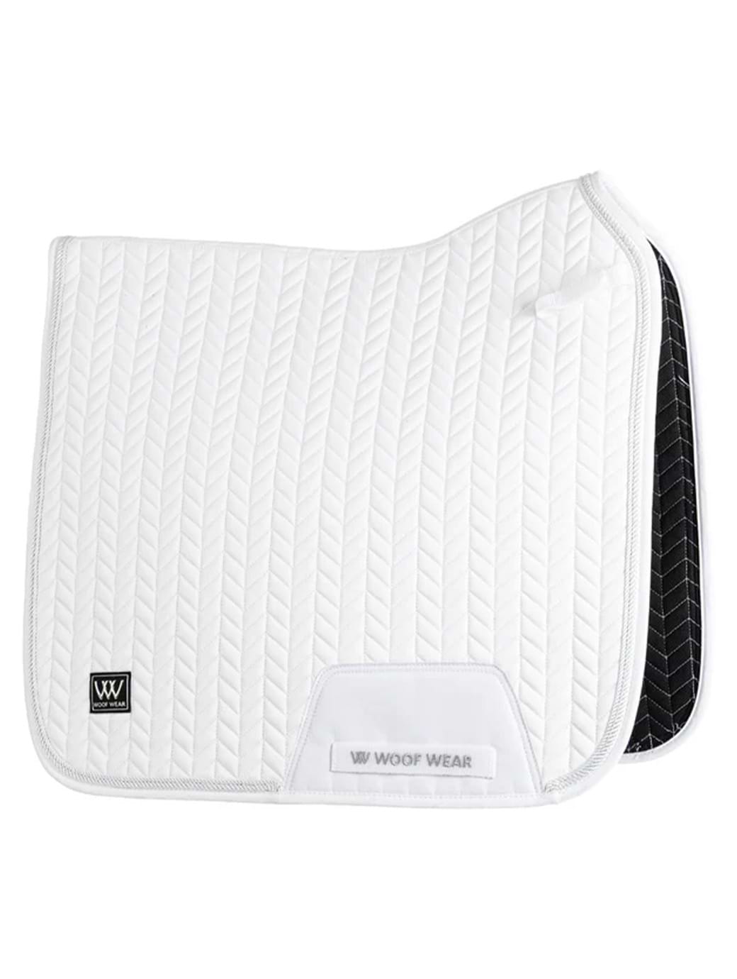 Woof Wear Herringbone Dressage Pad - White