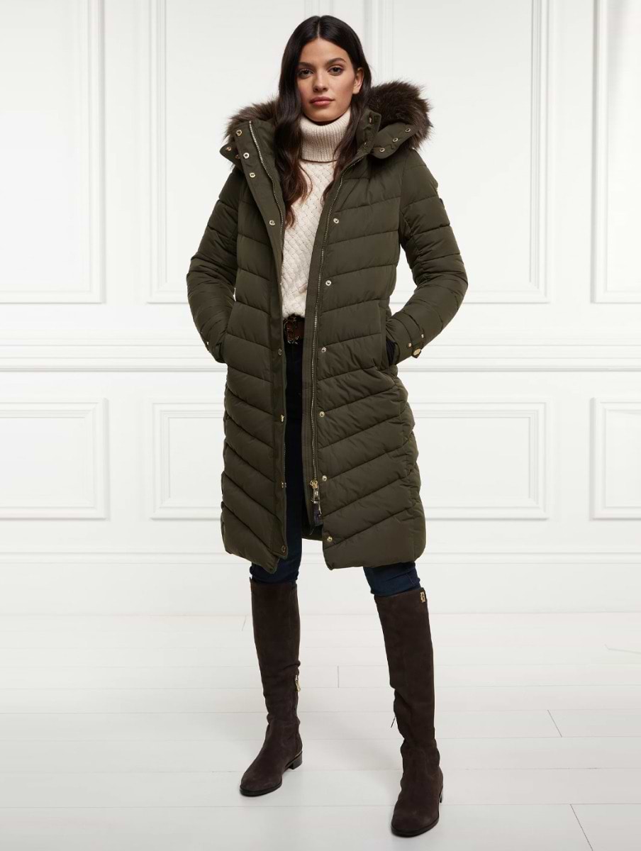 Holland Cooper Chamonix Coat Khaki