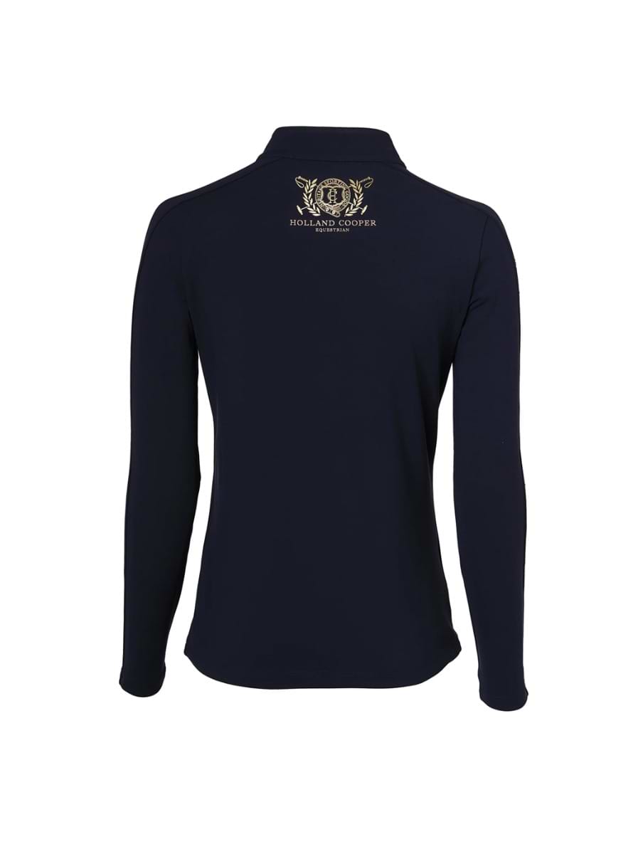 Holland Cooper Crystal Zip Sweat Ink Navy | Griggs Equestrian
