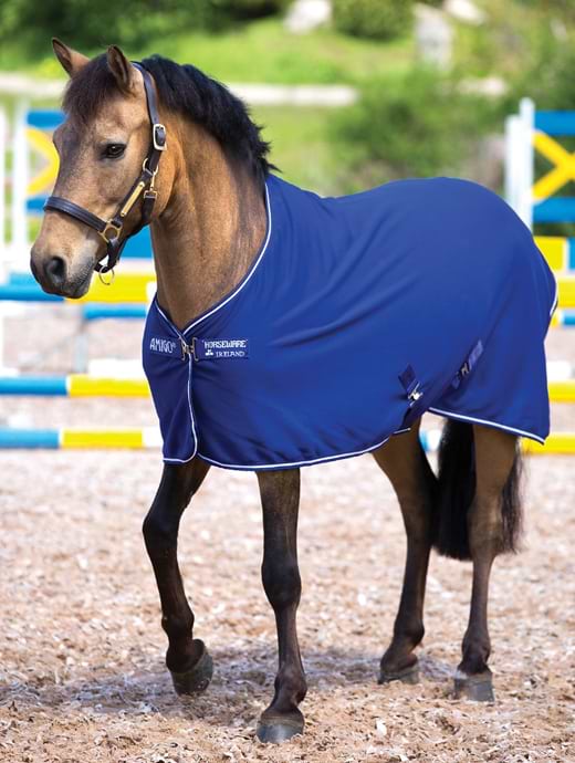 Horseware Amigo Jersey Pony Cooler Navy/Silver 