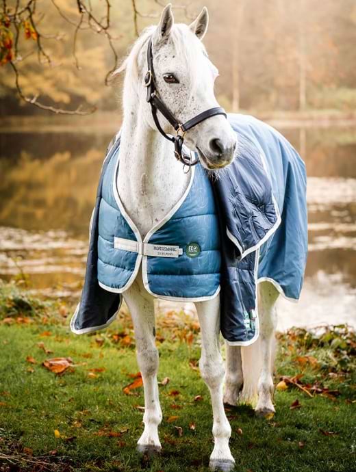 Horseware Eco Liner 100g Teal Eco Print/Grey 