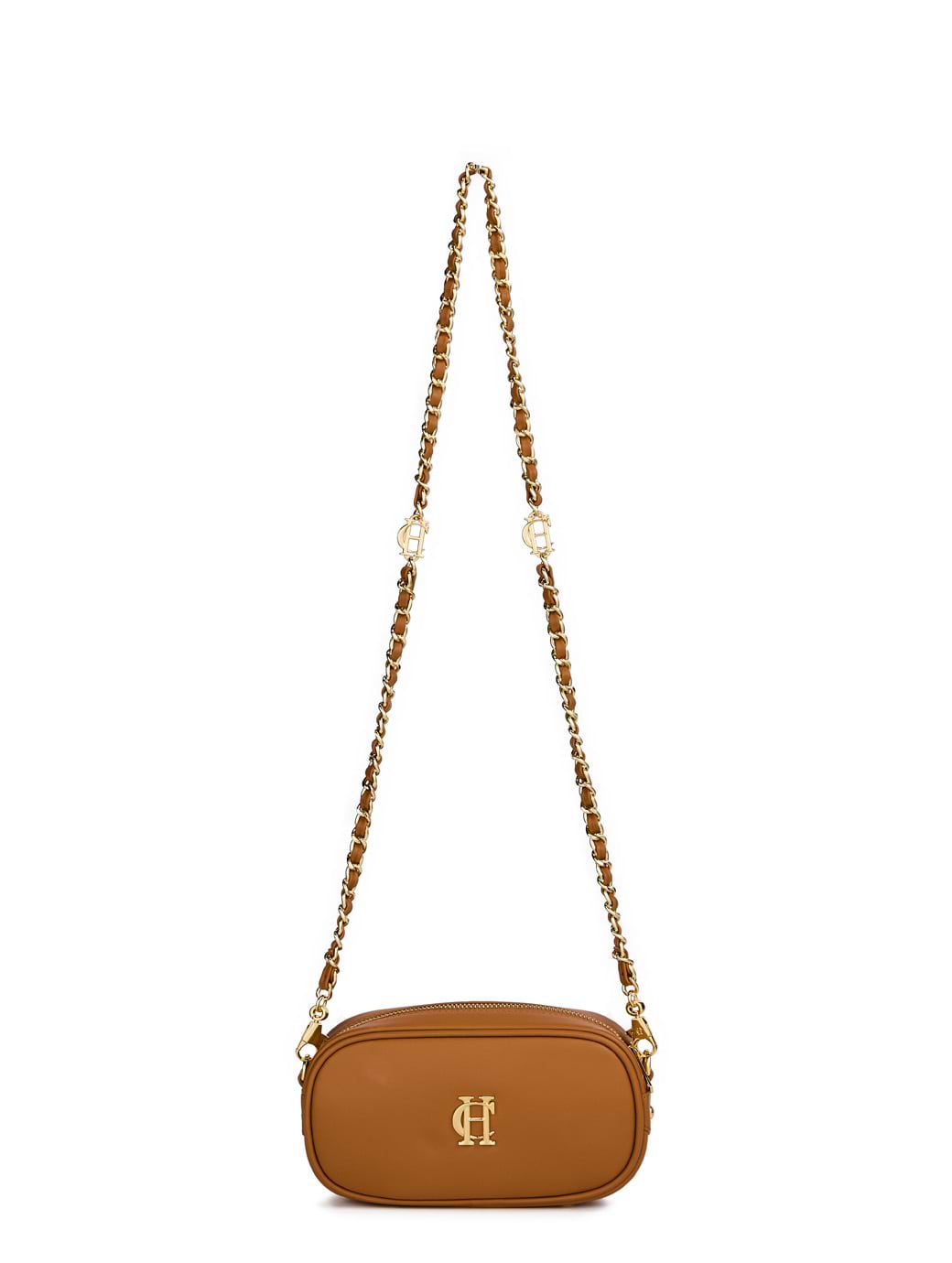 Holland Cooper Soho Mini Quilted Camera Bag Tan