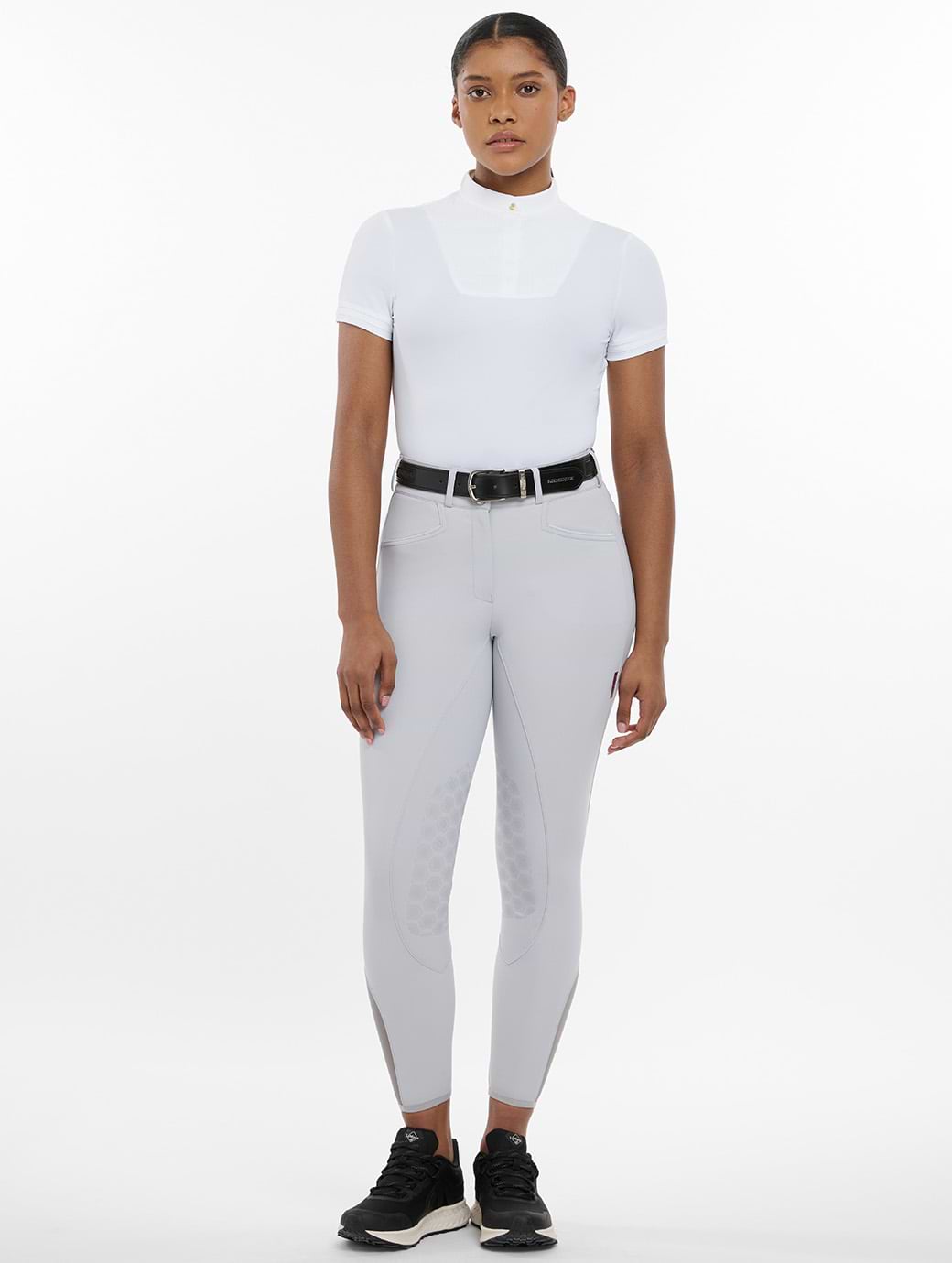 LeMieux Imogen Knee Grip Breech Light Grey