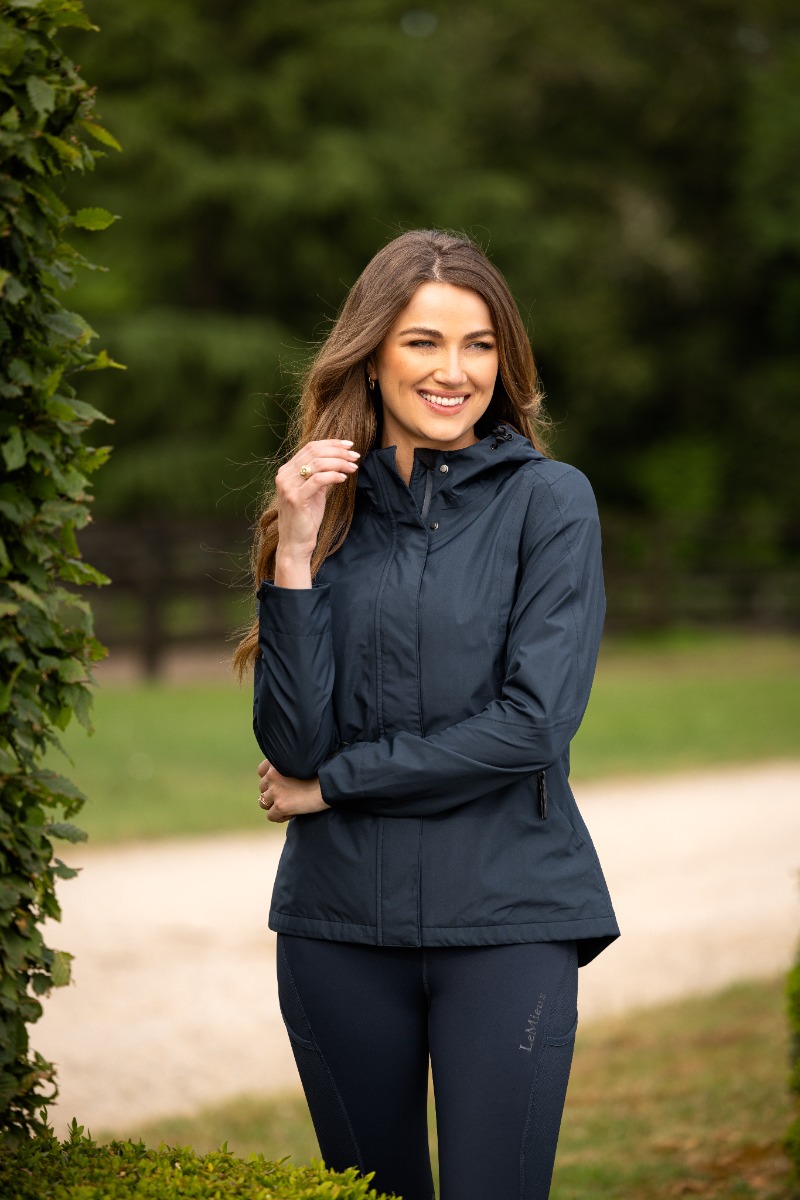 LeMieux Isla Short Waterproof Jacket Navy