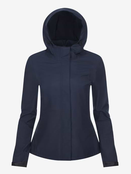 LeMieux Isla Short Waterproof Jacket Navy Griggs Equestrian