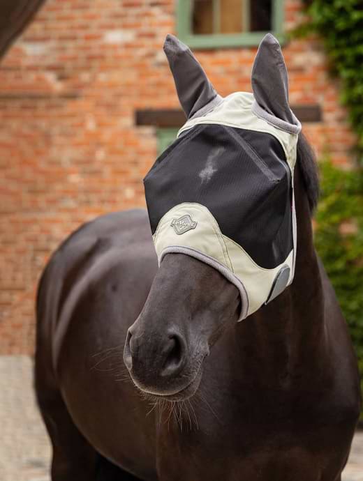 LeMieux Visor-Tek Half Fly Mask Fern