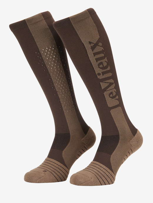 LeMieux Silicone Socks Walnut
