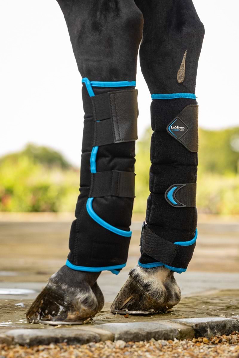 LeMieux Freeze Flow Ice Boot Hind Black