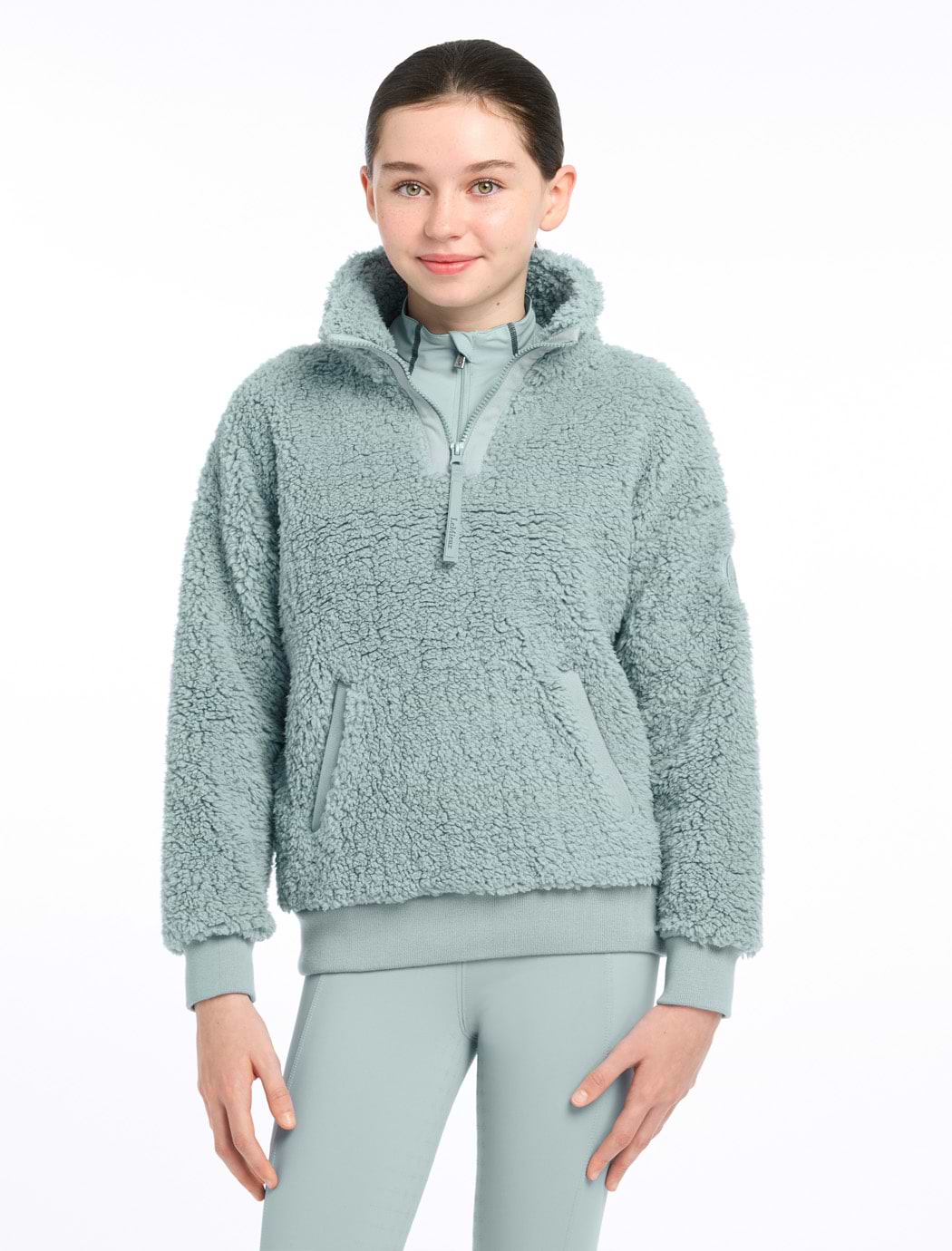 LeMieux Young Rider Tia Teddy Fleece Glacier
