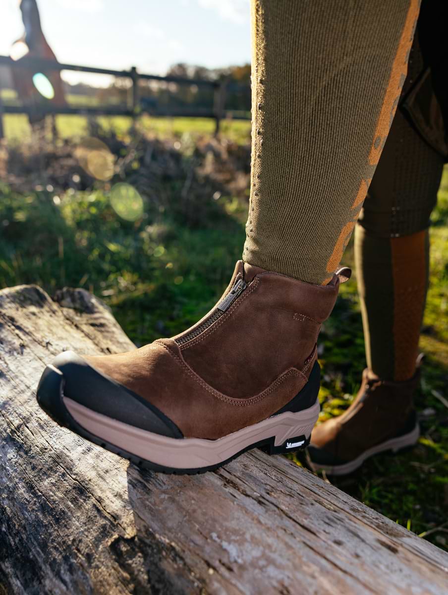 LeMieux Trex Zip Boots Brown