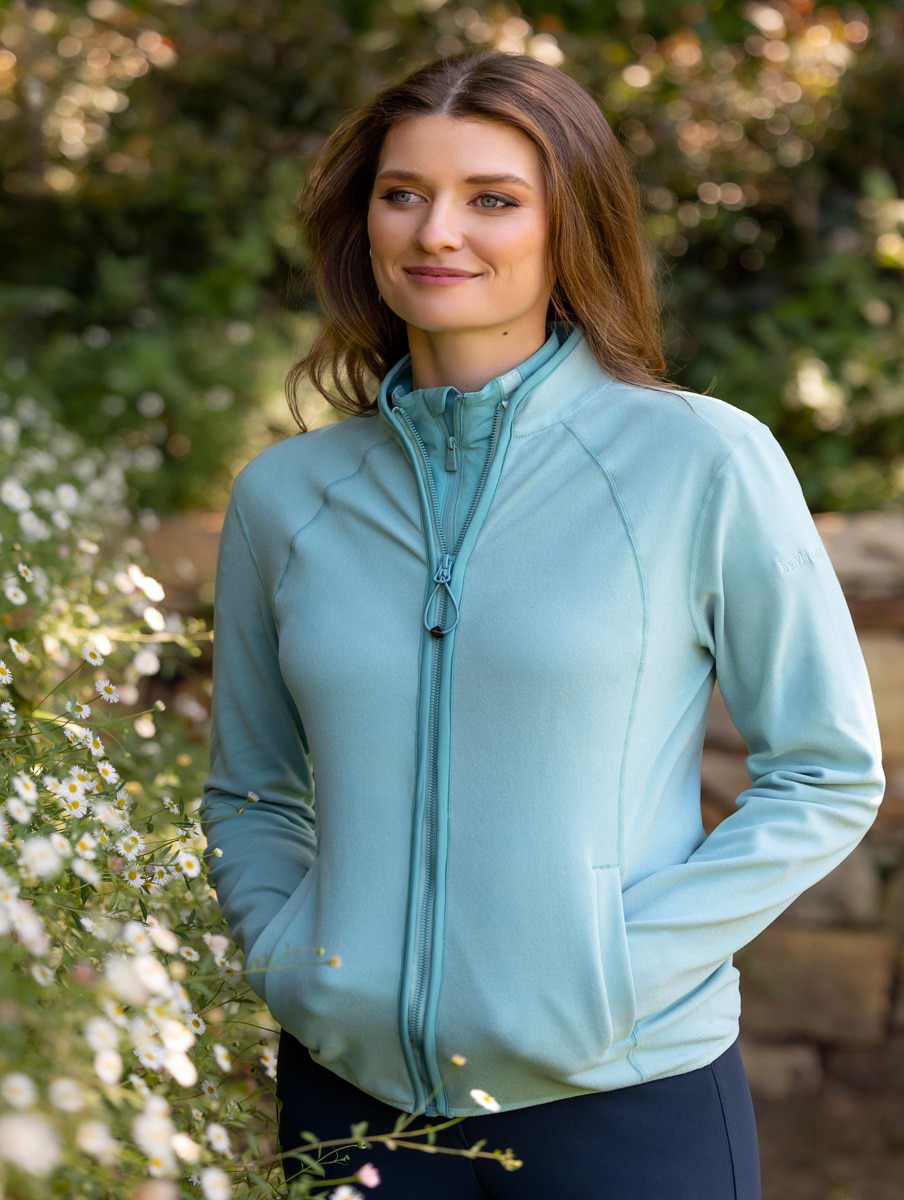 LeMieux Faye Fleece Zip Through Aqua