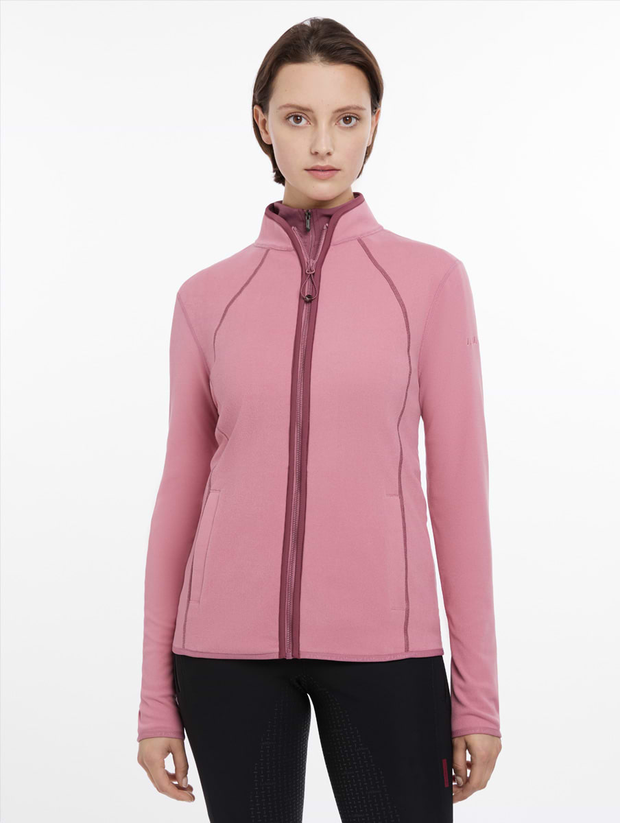 LeMieux Faye Fleece Zip Through Peony