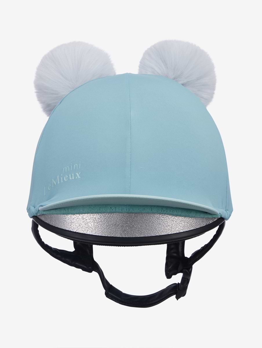 LeMieux Mini Double Pom Hat Silk Lagoon