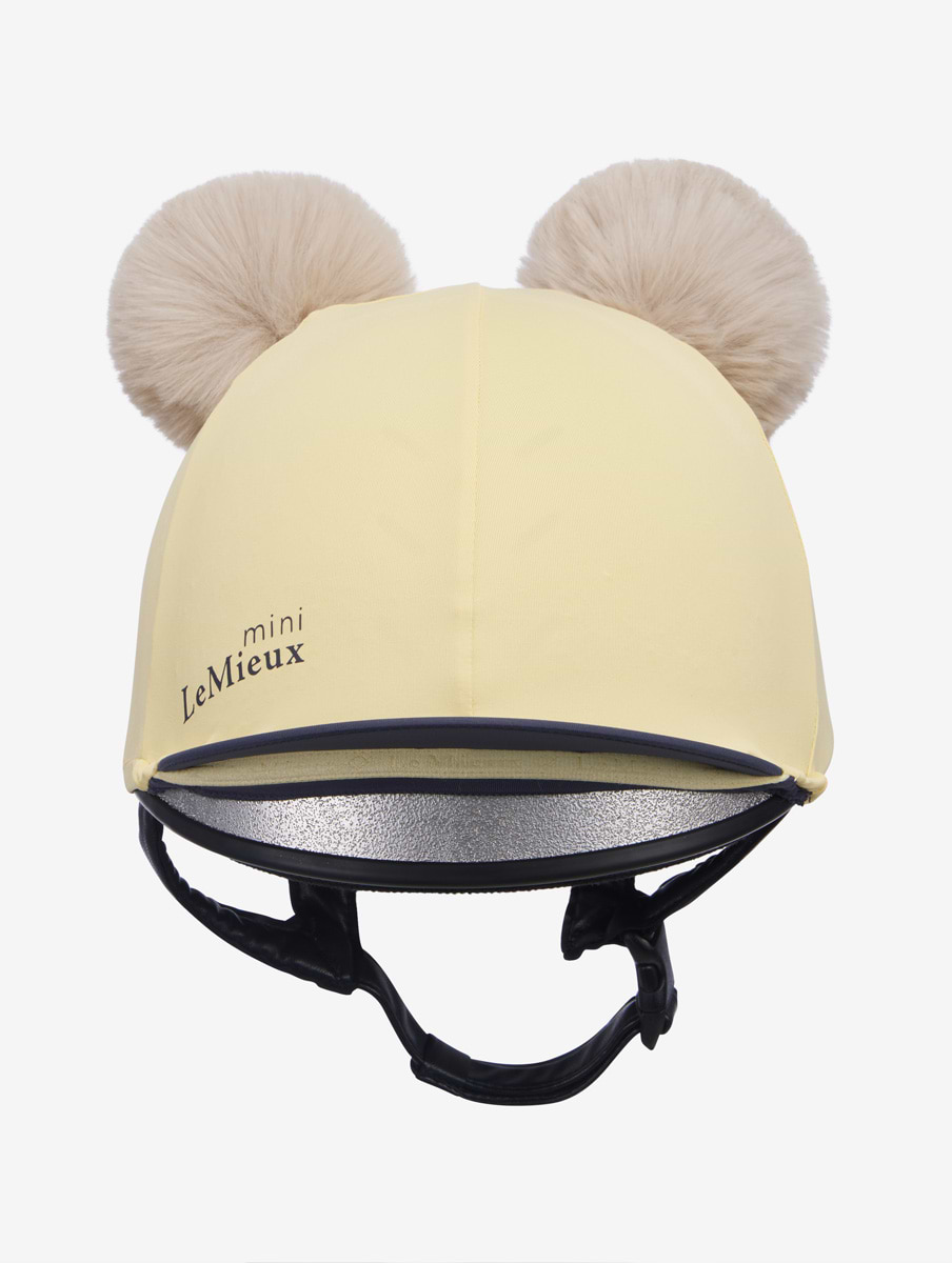 LeMieux Mini Double Pom Hat Silk Mimosa