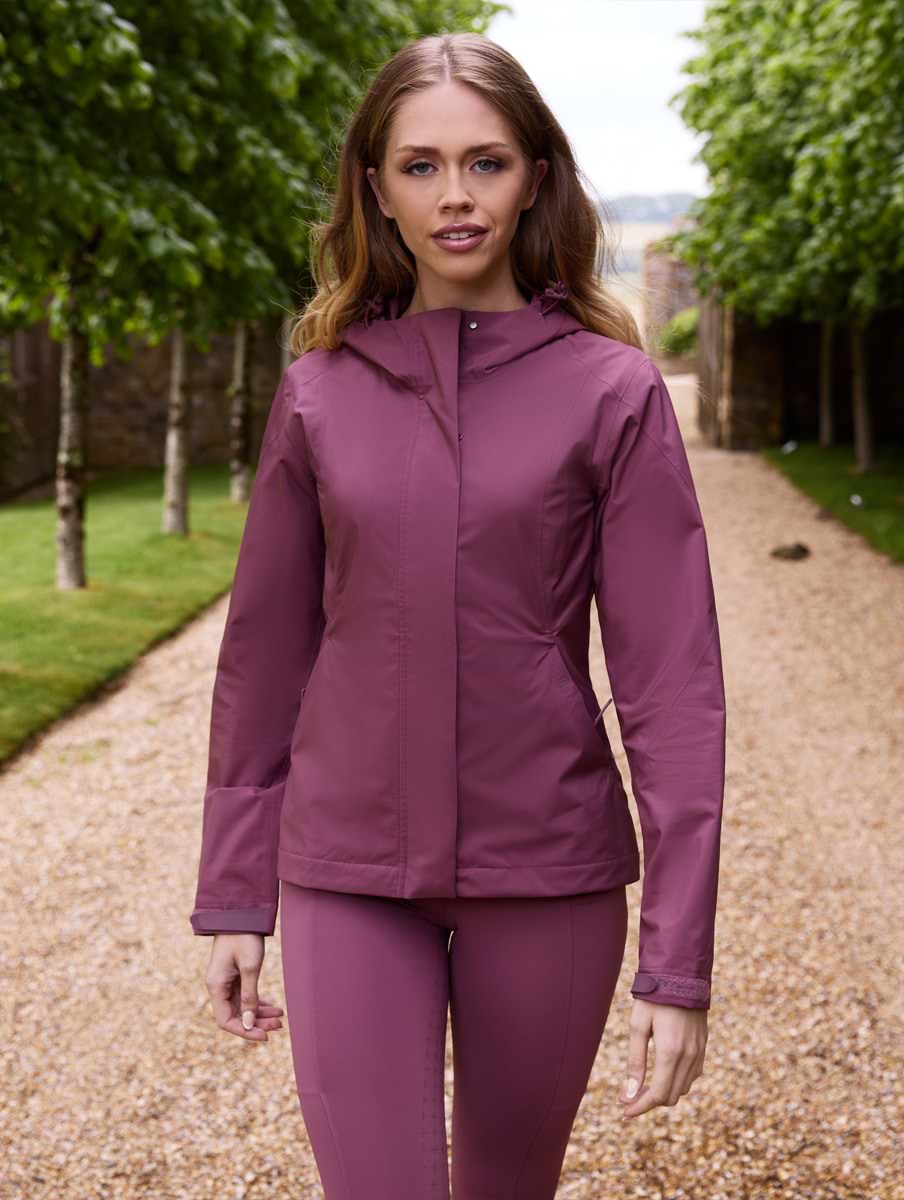 LeMieux Isla Short Waterproof Jacket Rosewood
