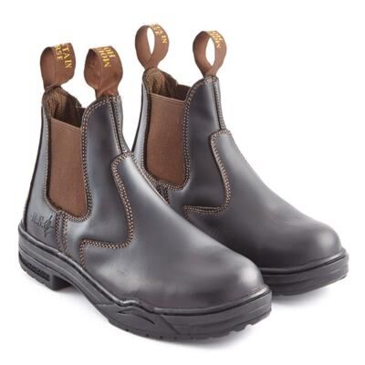 Mountain Horse Protective Jodphur Boot Brown -EU 42 (UK 8)