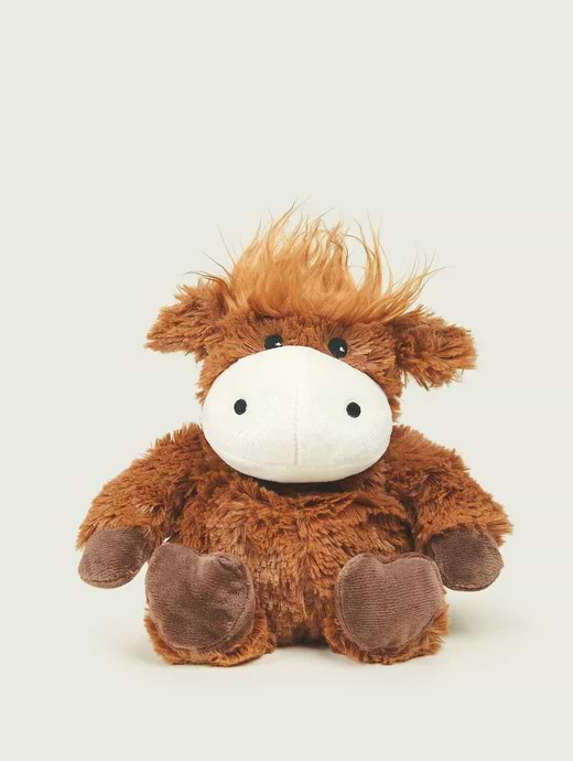 *AW23*Warmies 9" Junior Highland Cow Microwavable