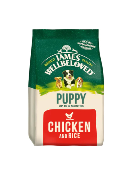 James Wellbeloved Puppy Chicken & Rice Dog Food 2KG