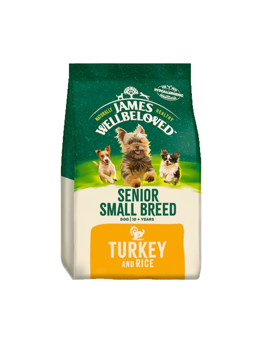 James Wellbeloved Senior Small Breed Turkey & Rice 7.5kg