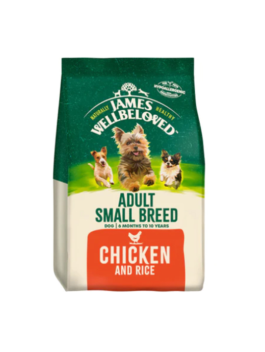 James Wellbeloved Adult Small Breed Chicken & Rice 1.5kg