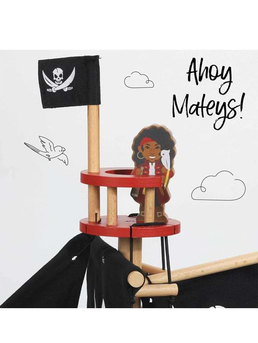 Le Toy Van Barbarossa Pirate Ship Griggs Equestrian